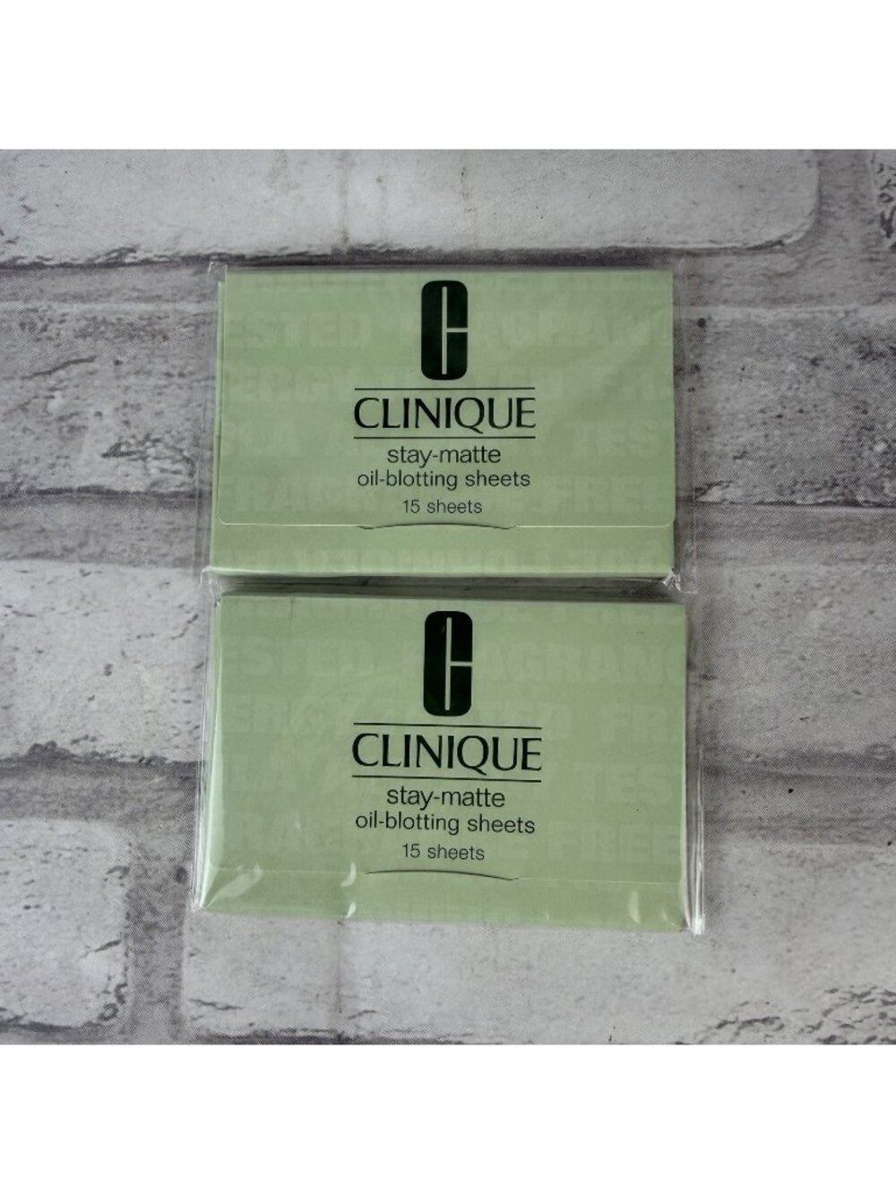 Clinique Stay-Matte Oil-Blotting Sheets 15 Sheets New Sealed New Old Stock